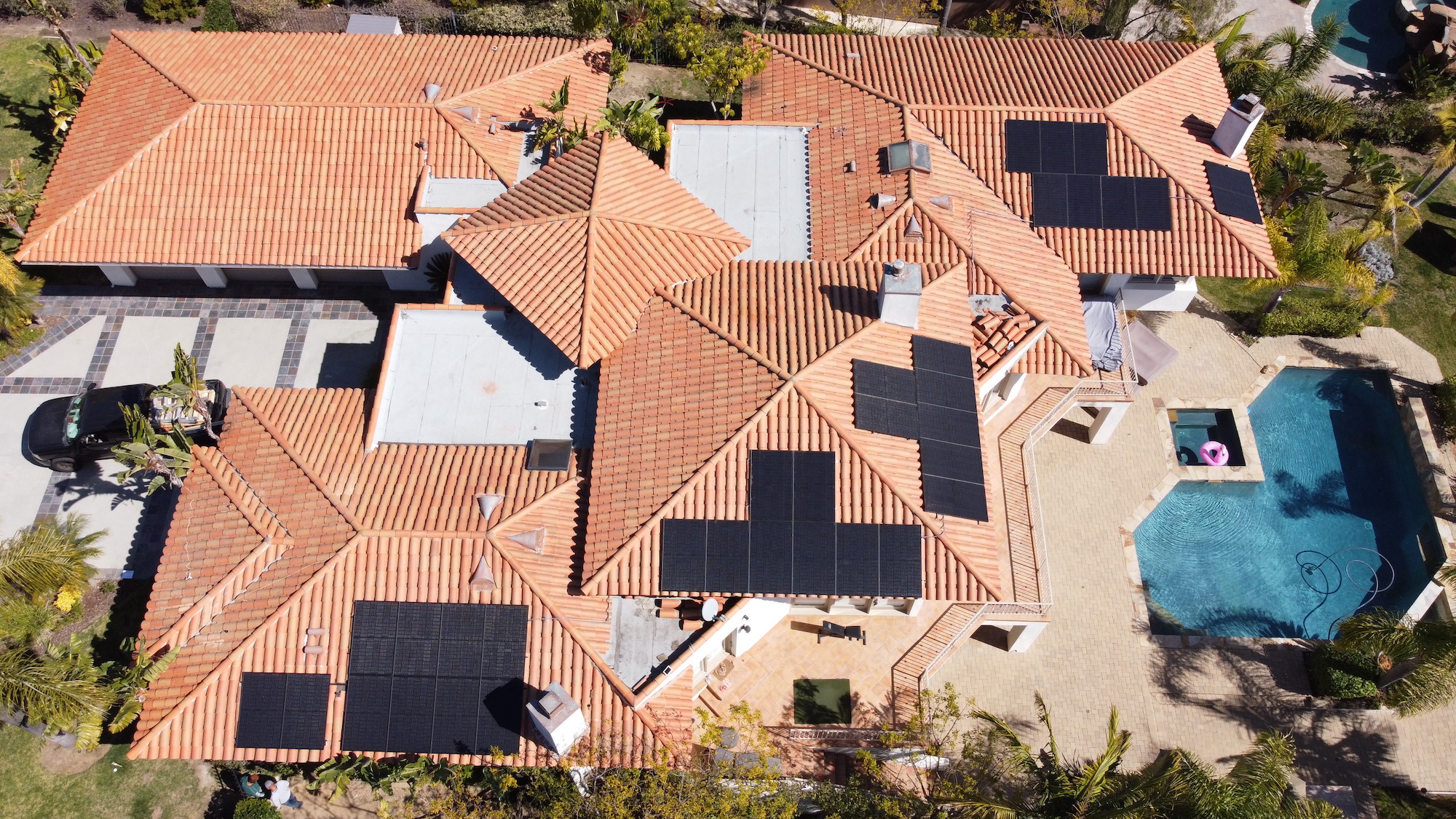 Solar installation in Rancho Santa Fe