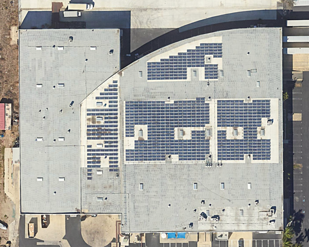 American Fishing Tackle commercial solar installation, Santa Ana, CA — 300 kW