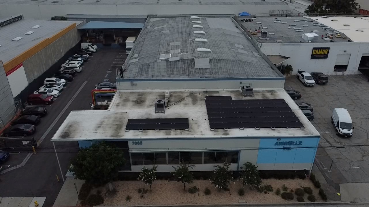 Beecrazee commercial solar installation, Pico Rivera, CA — 20 kW