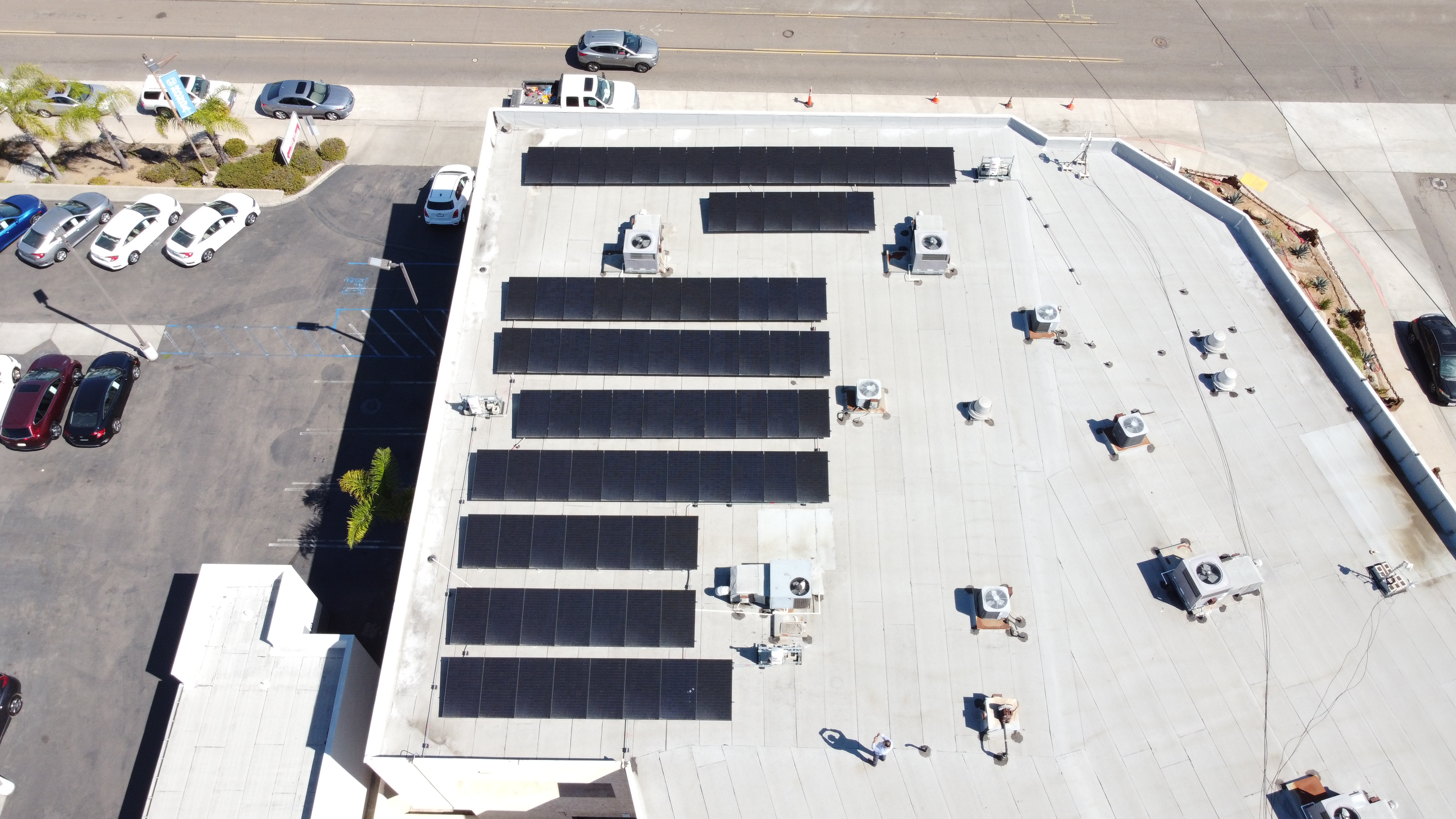Woori Medical Group commercial solar installation, San Diego, CA — 30 kW