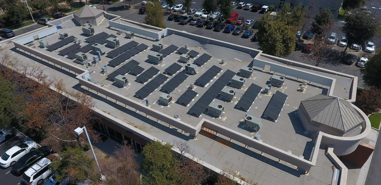 Riverwalk Pediatric commercial solar installation, Bakersfield, CA — 181 kW
