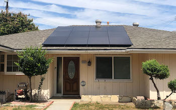 Solar installation in Buena Park — 12 panels