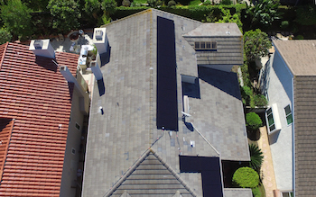 Solar installation in Irvine — 14 panels