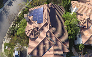 Solar installation in Los Angeles — 2 panels