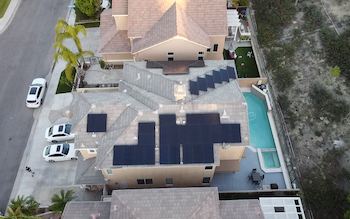Solar installation in Anaheim Hills