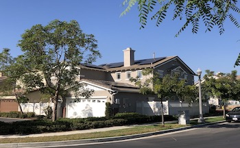 Solar installation in Fullerton