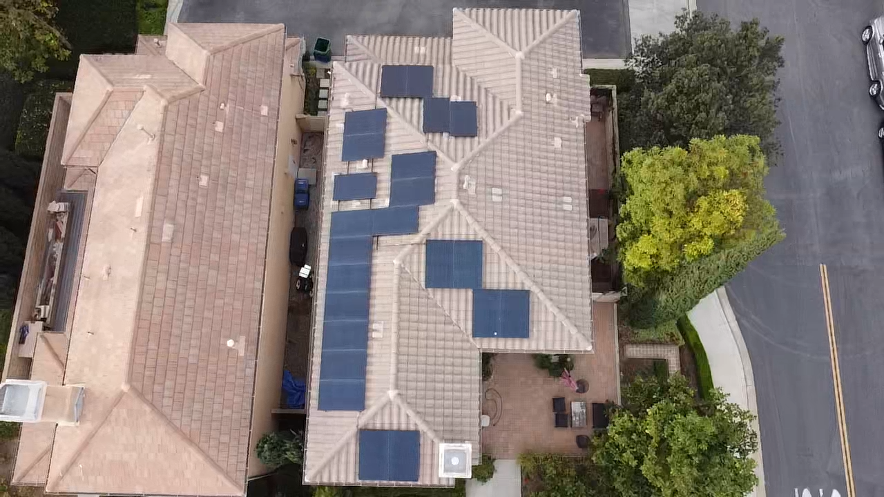 Solar installation in Irvine