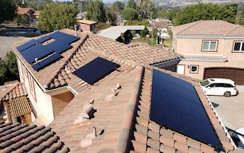 Solar installation in Orange