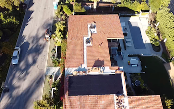 Solar installation in Rancho Palos Verdes