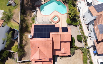 Solar installation in San Diego